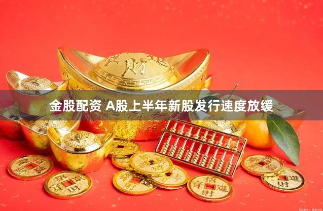 金股配资 A股上半年新股发行速度放缓